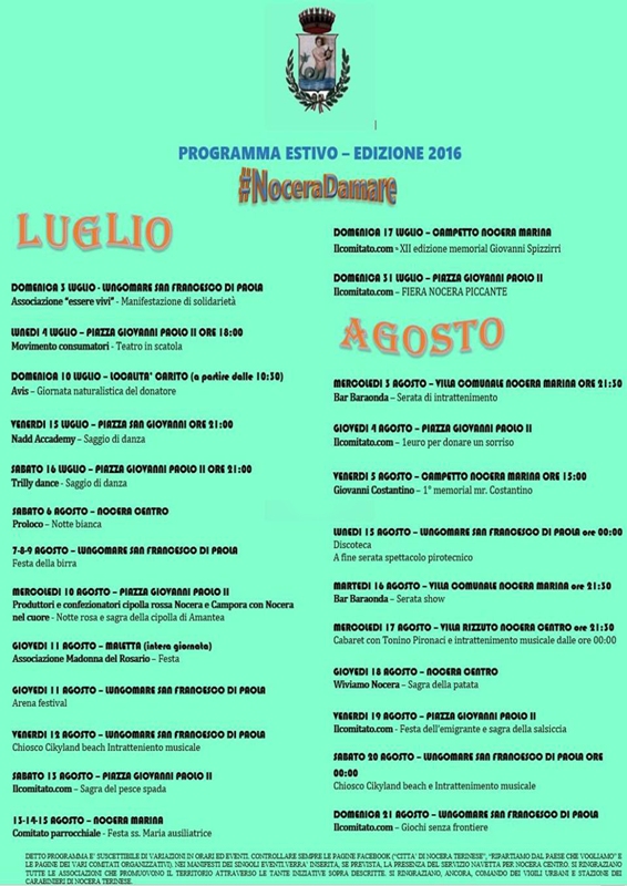 Programma 2016